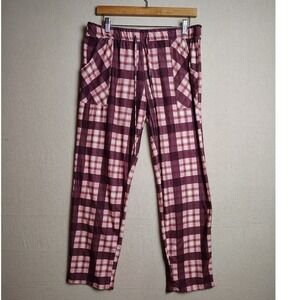 Lucky Brand Plaid‎ Lounge Pants Drawstring Pockets Casual Comfy M/M BB